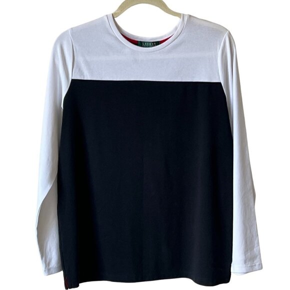 Tommy Hilfiger Long Sleeve ColorBlock Tee, 1X - Picture 6 of 10